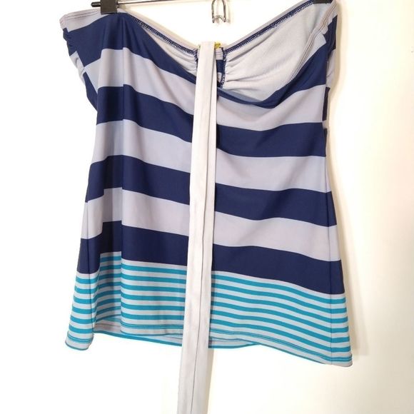 Lauren Ralph Lauren Chic Swim Top Tankini Size 14 - Picture 2 of 4